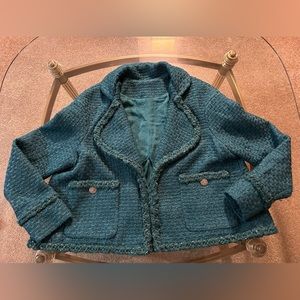 Chanel "Paris-Salzburg 2014/15 Métiers d'Art Collection Tweed Chain Trim Jacket